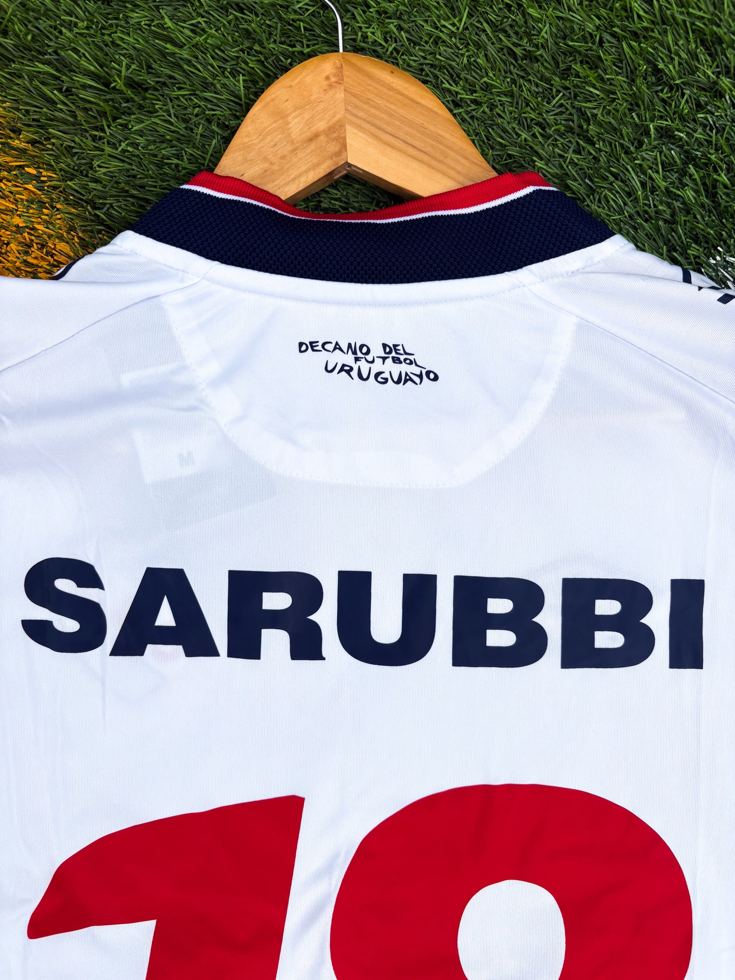 Club Nacional 2025 Home Jersey – Recoba #18 – Umbro Decano Classic