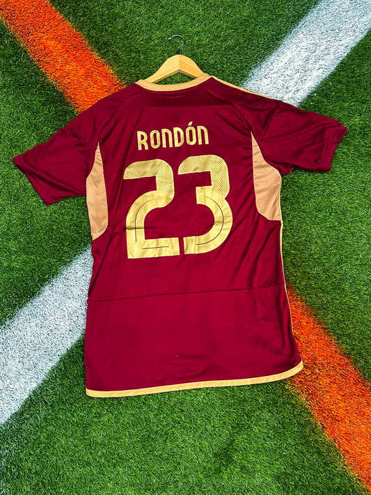 Venezuela 2024 Home Rondon #23 Copa América Jersey – Official Maroon La Vinotinto Soccer Kit for South American Glory - Five Of Cups Official
