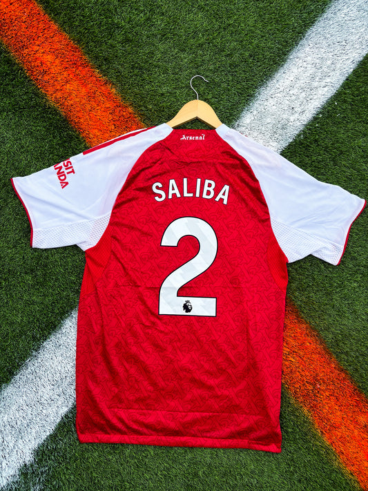 Arsenal 2026 Home Jersey Saliba #2 – Retro-Inspired Classic Gunners Football Kit for Fans and Collectors - Five Of Cups Official