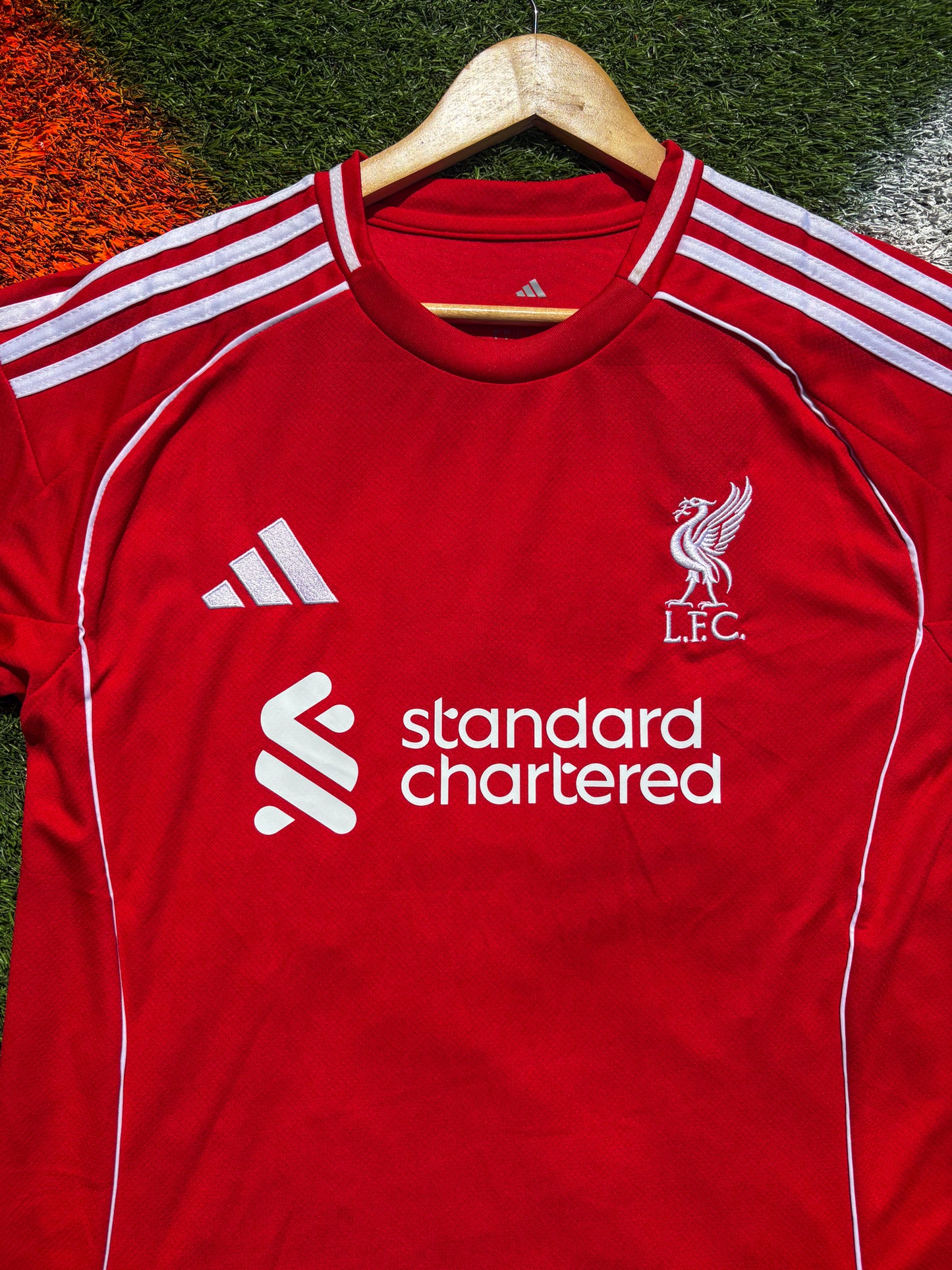 Liverpool 2025–2026 Home Jersey – Mohamed Salah #11 – Classic Red with White Trim Anfield Edition - Five Of Cups Official