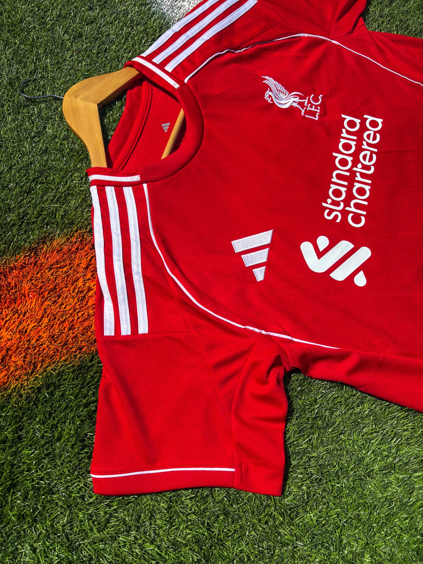 Liverpool 2025–2026 Home Jersey – Mohamed Salah #11 – Classic Red with White Trim Anfield Edition - Five Of Cups Official