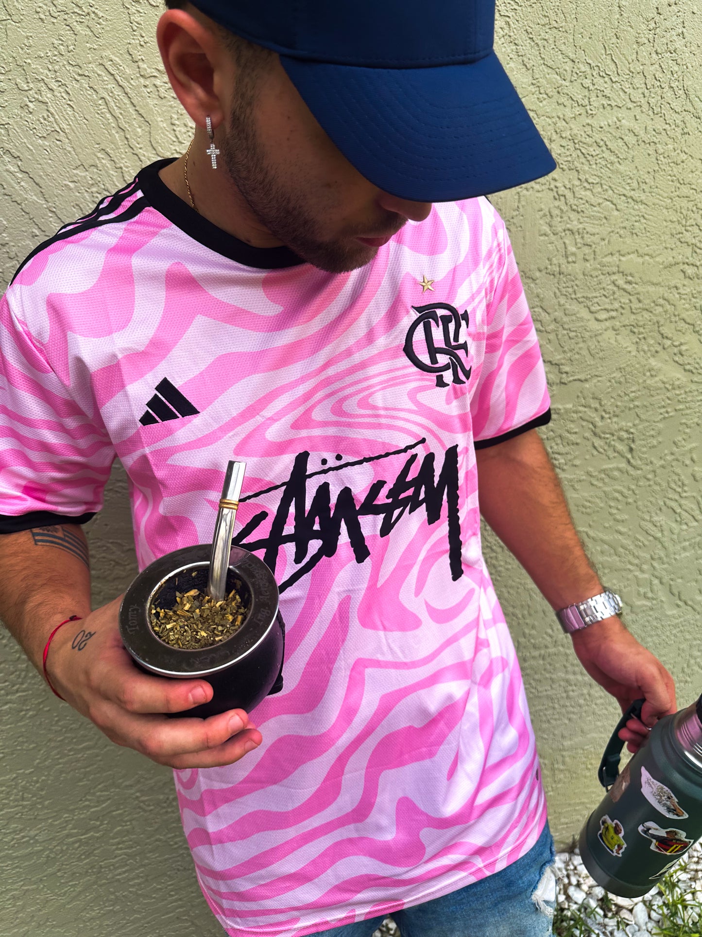 Flamengo 2023–2024 Special Edition Jersey – Bold Pink Stussy Drop from Rio