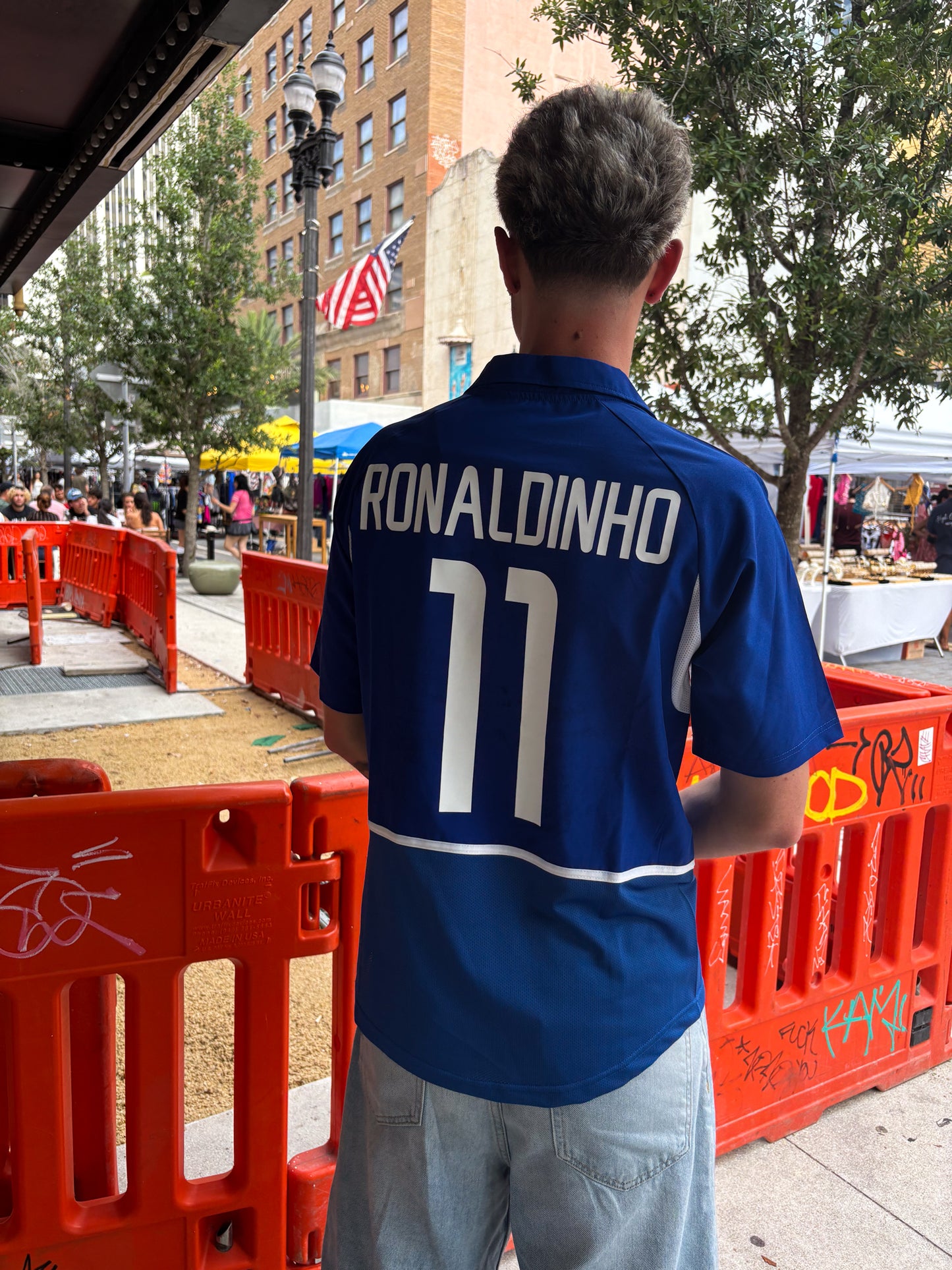 Brazil 2002 Away Ronaldinho #11 Vintage World Cup Champions Soccer Jersey – Retro Seleção Football Kit