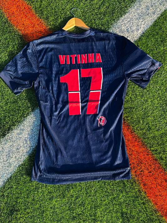 PSG 2026 Home Jersey – Vitinha #17 – Paris Saint-Germain Classic Red & Blue Kit - Five Of Cups Official