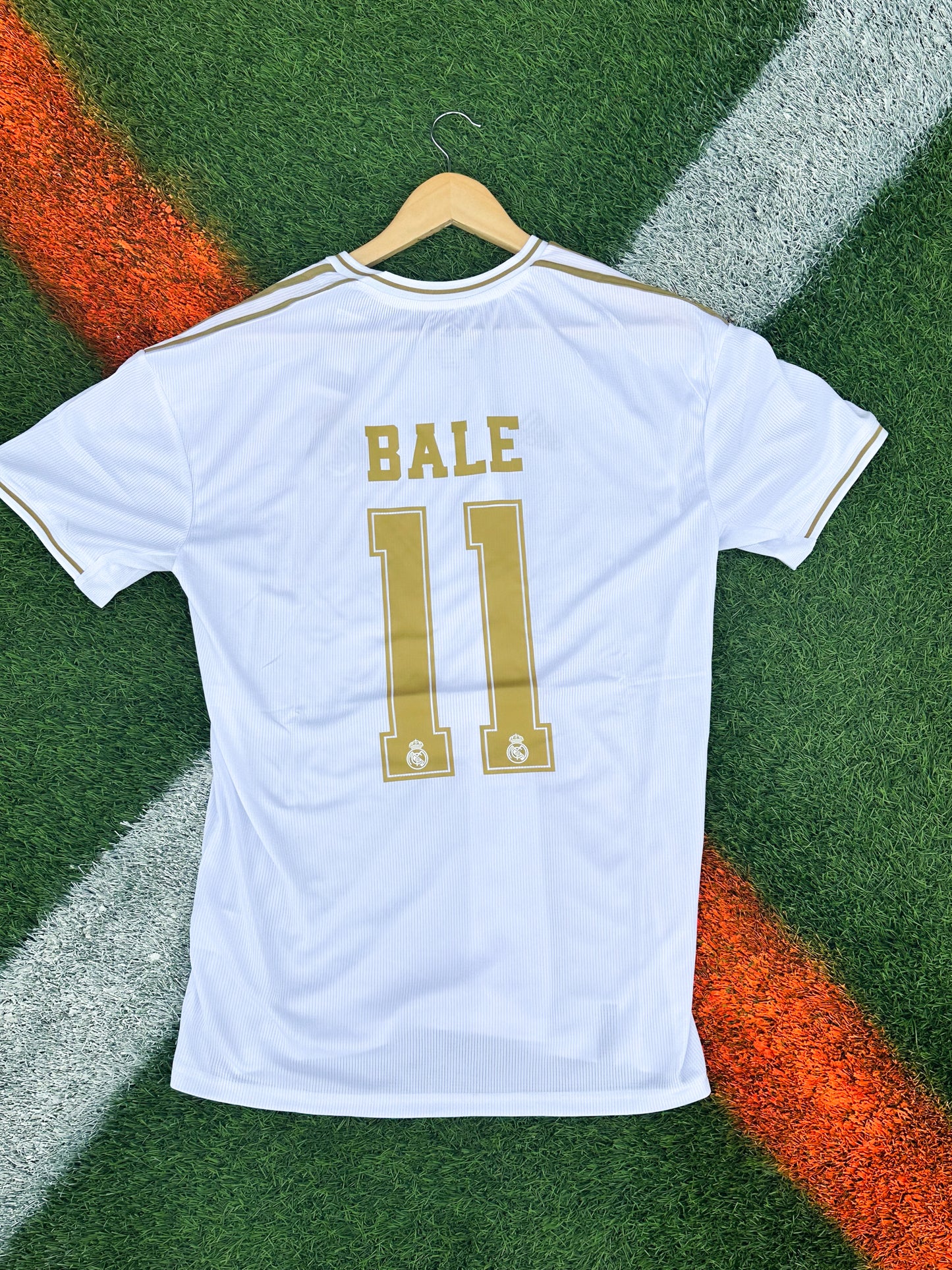 Real Madrid 2019–20 Home Jersey – Marcelo #12 Iconic White and Gold Adidas Shirt from Champions League Campaign - Five Of Cups Official