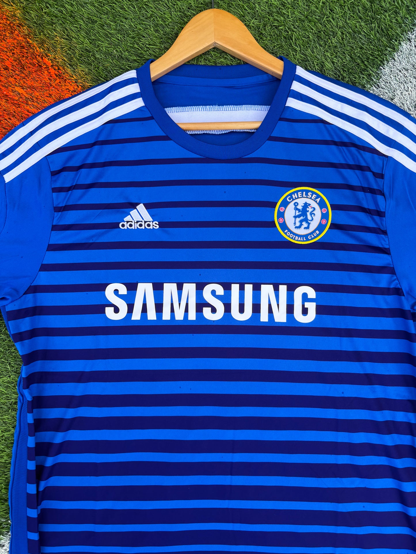 Chelsea 2014‑2015 Home Jersey – Eden Hazard #10 – Classic Blue with White Trim – Stamford Bridge Edition