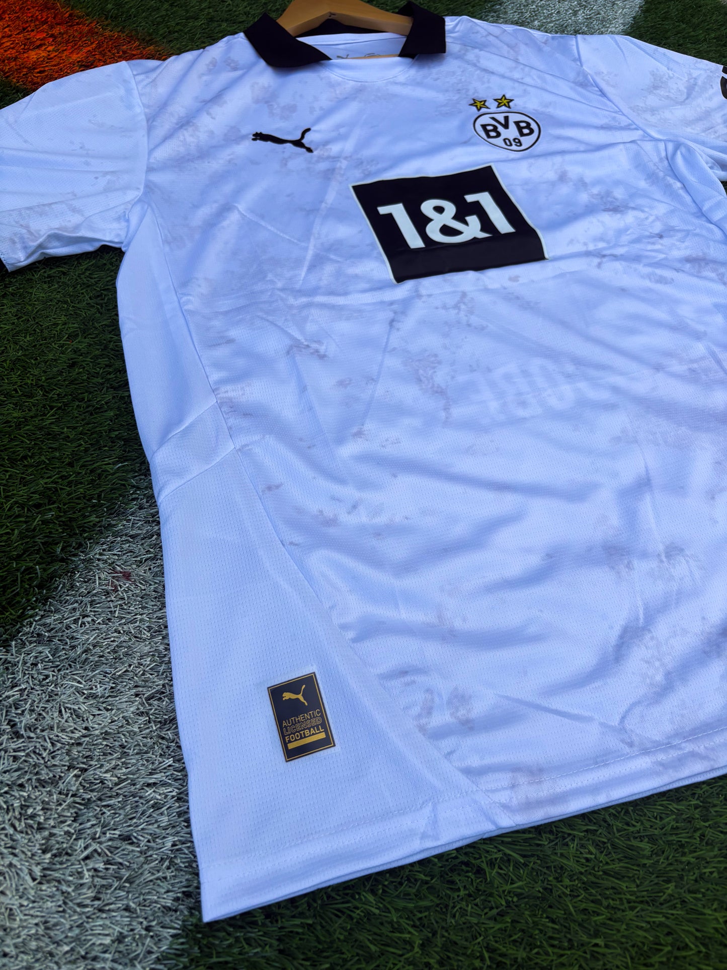 Borussia Dortmund 2024‑25 Third Jersey – Jobe Bellingham #77- Monochrome White Borsigplatz inspire