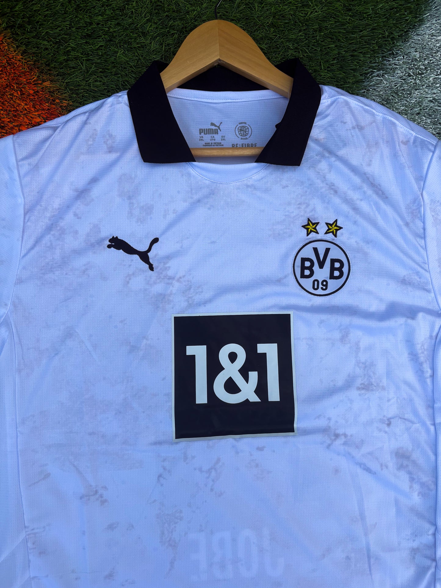 Borussia Dortmund 2024‑25 Third Jersey – Jobe Bellingham #77- Monochrome White Borsigplatz inspire