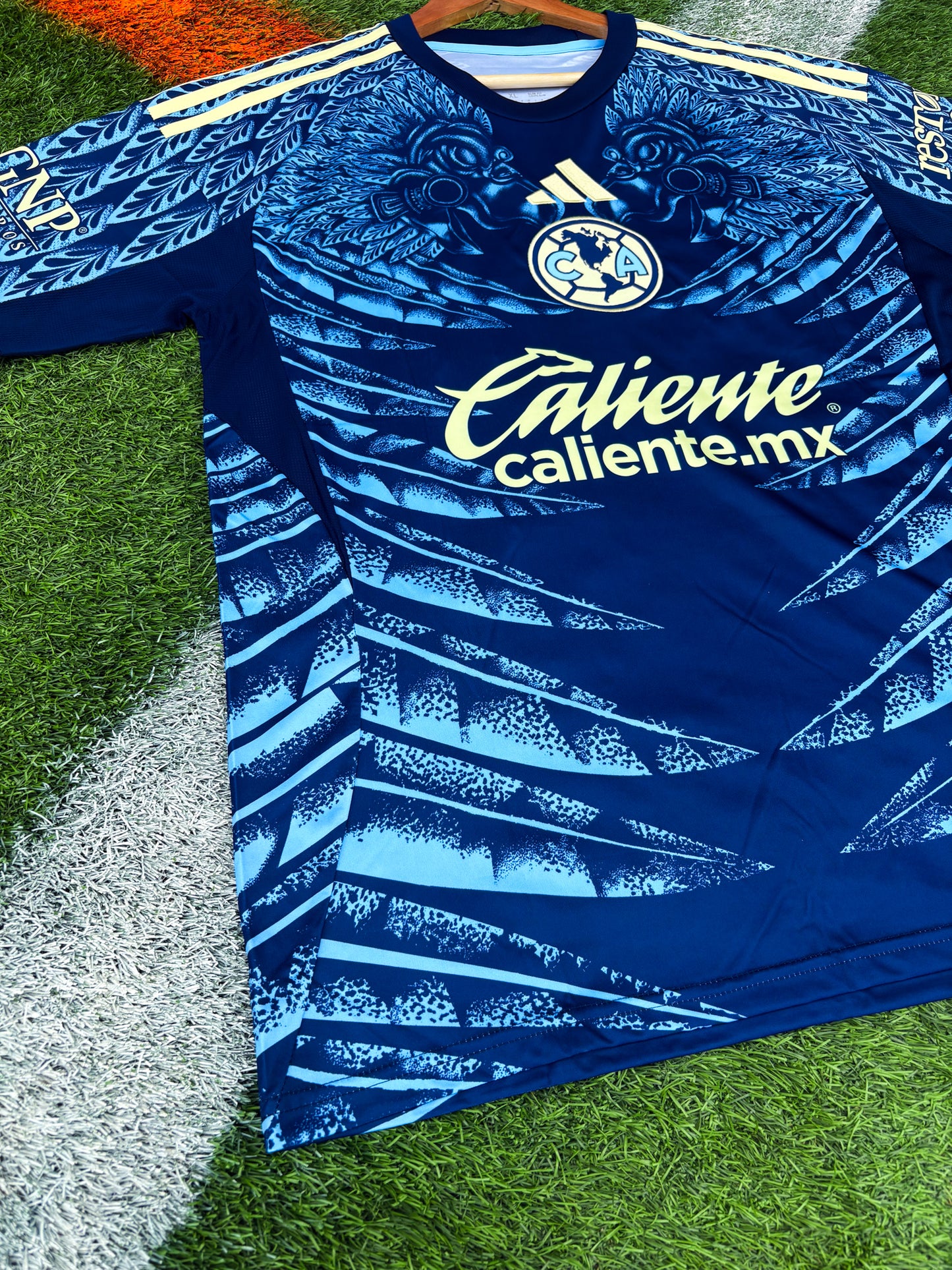 Club América 2025–26 Away Jersey – Navy Eagle Feathers – adidas