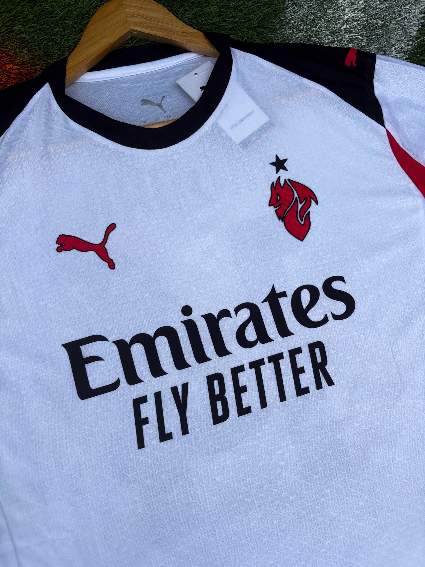AC Milan 2025/26 Away Jersey – Modrić #14 – White & Red Devil Edition