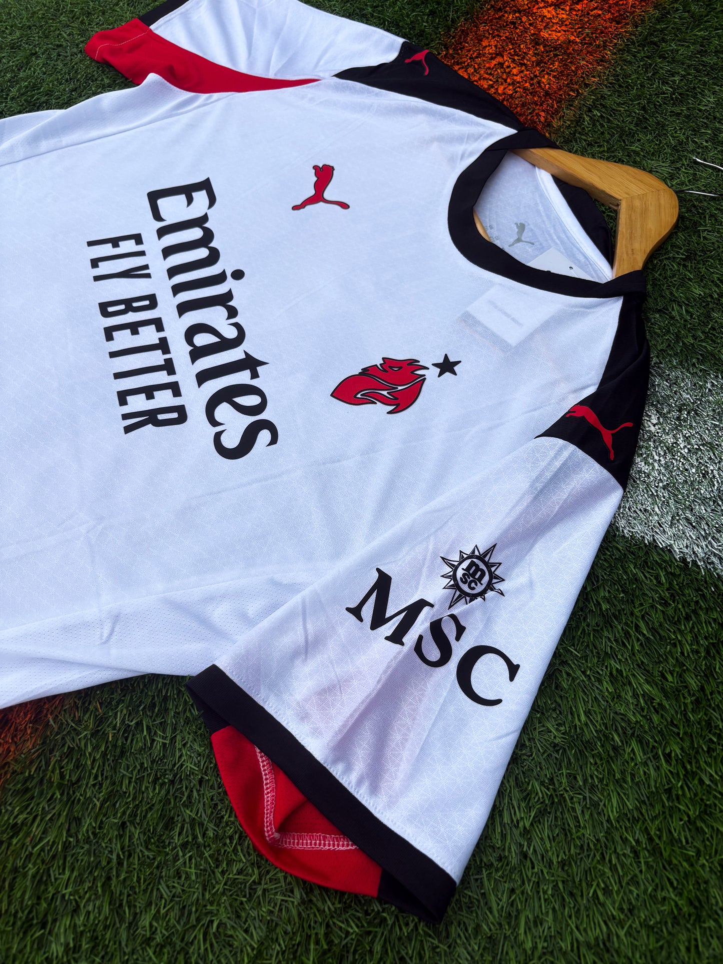 AC Milan 2025/26 Away Jersey – Modrić #14 – White & Red Devil Edition
