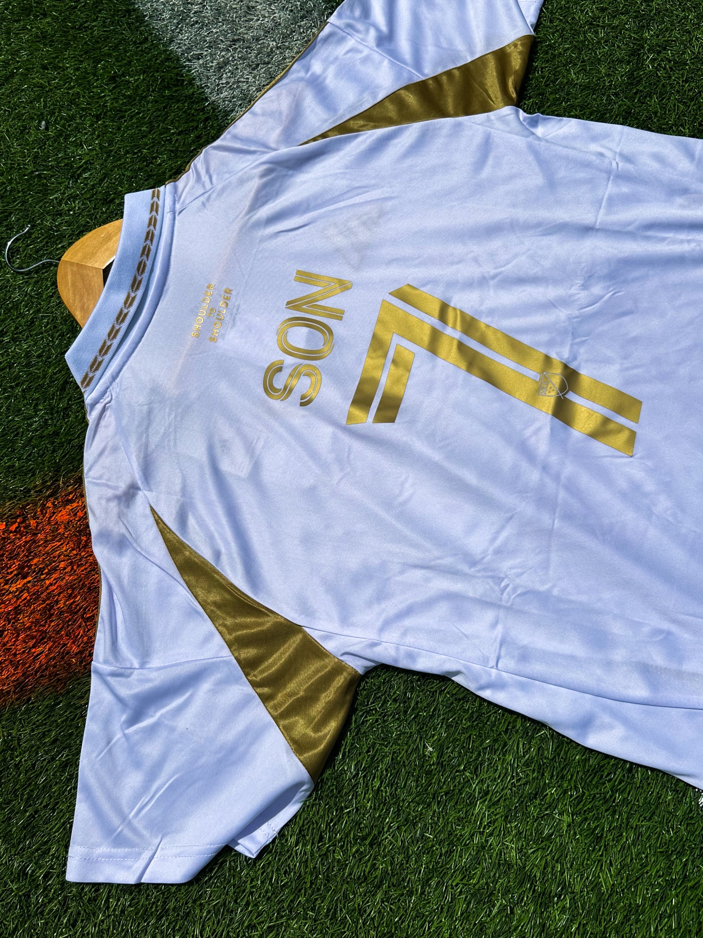 LAFC 2024/2025 Home Jersey White – Sleek Black & Gold Style with Modern Edge