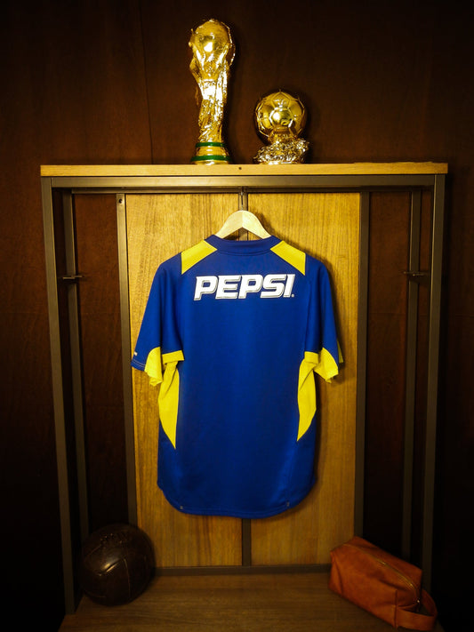 Boca Juniors 2004/05 Home Jersey – Size L – Nike Blue & Gold Shirt (MPN: F40508RIG)