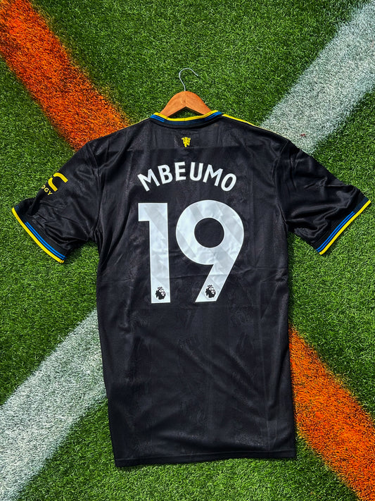 Manchester United 2025–26 Thid Jersey – Mbeumo #19 – Modern Black Revival