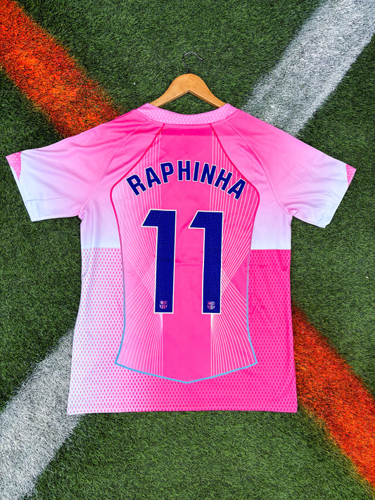 FC Barcelona 2025–2026 Special Pink Jersey – Raphinha #11 – Limited Edition