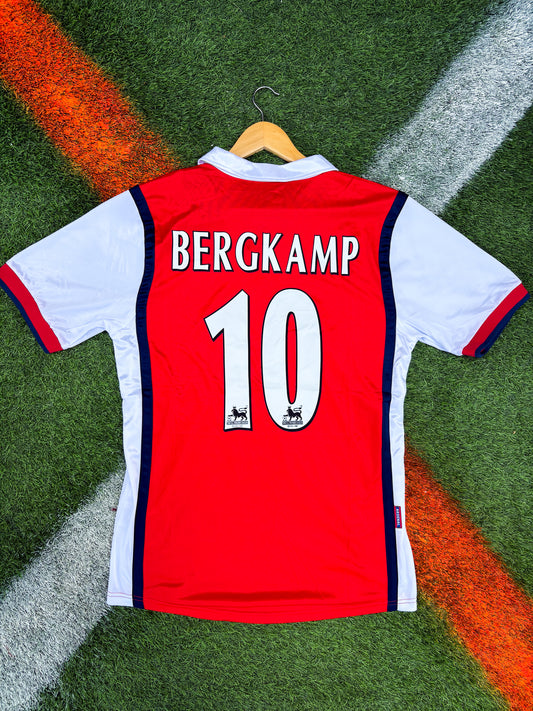 Arsenal 1998–1999 Home Jersey – Dennis Bergkamp #10 – JVC Highbury Classic