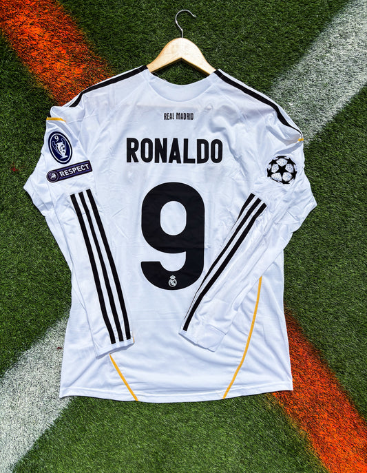Real Madrid 2009–2010 Home Jersey – Cristiano Ronaldo #9 – Debut Season Edition