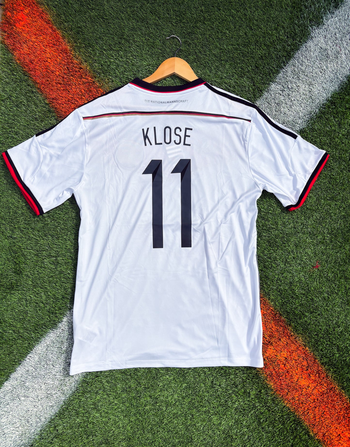 Germany 2014 Home Özil #8 & Götze #19 Iconic World Cup Champions Jersey – Classic White Adidas Kit