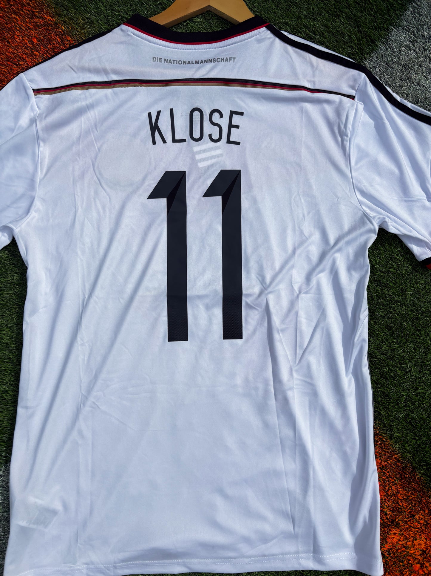 Germany 2014 Home Özil #8 & Götze #19 Iconic World Cup Champions Jersey – Classic White Adidas Kit