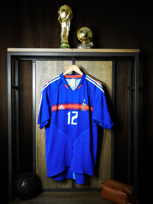 France 2004/06 Home Jersey – Henry #12 – Size XL – Blue Adidas Shirt – (MPN: 641768)