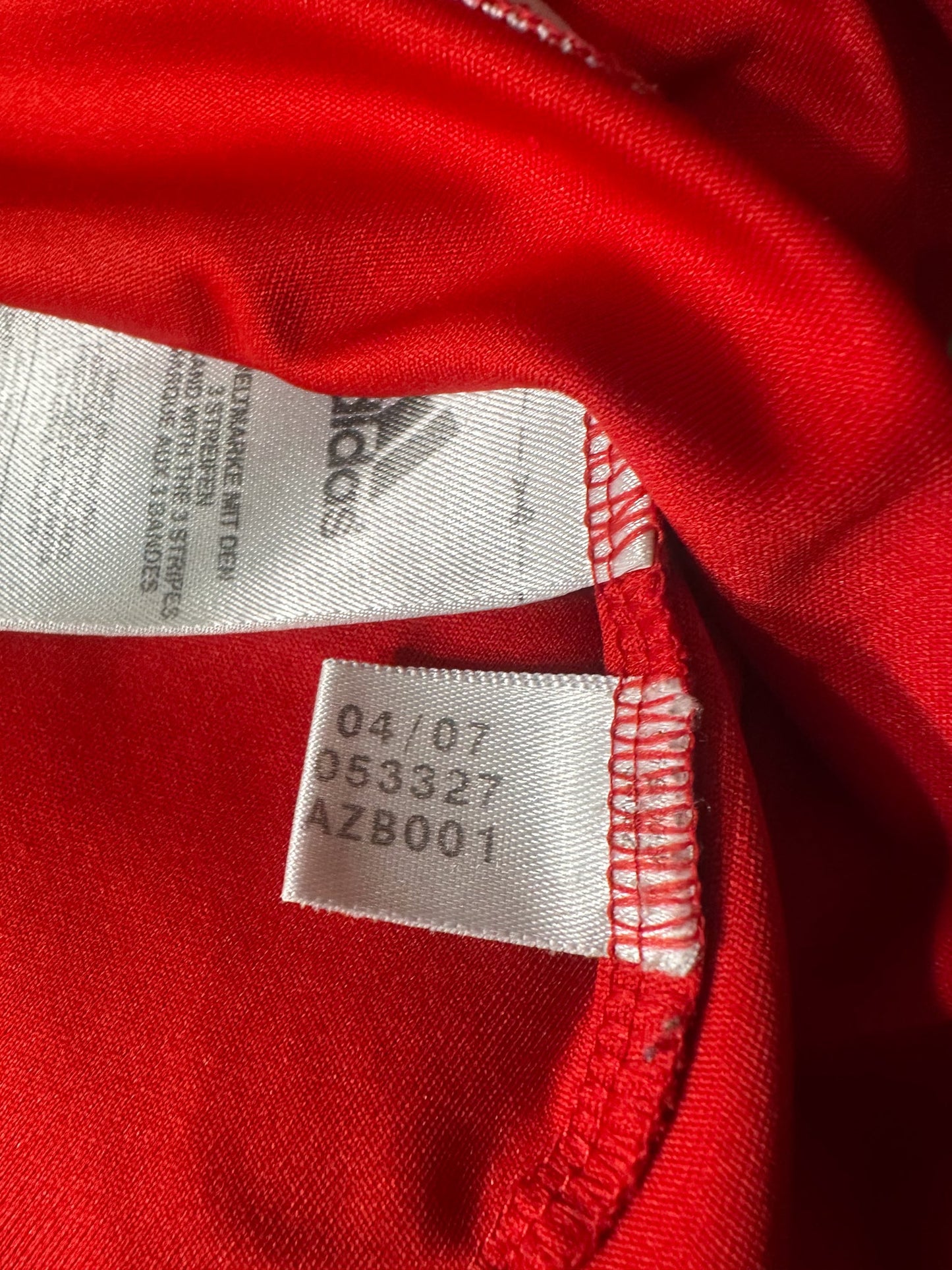 Liverpool 2006–2008 Home Jersey – Steven Gerrard #8 – L – Red Adidas Shirt (MPN: 053327)