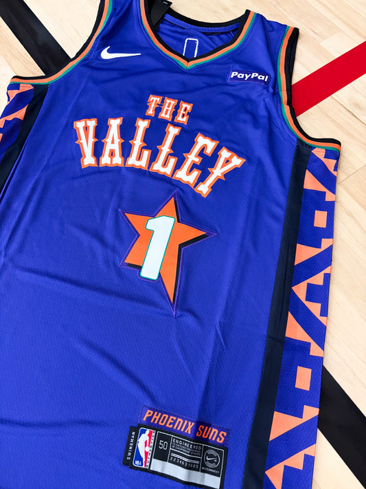 Phoenix Suns NBA “The Valley” Purple Jersey – Devin Booker Edition