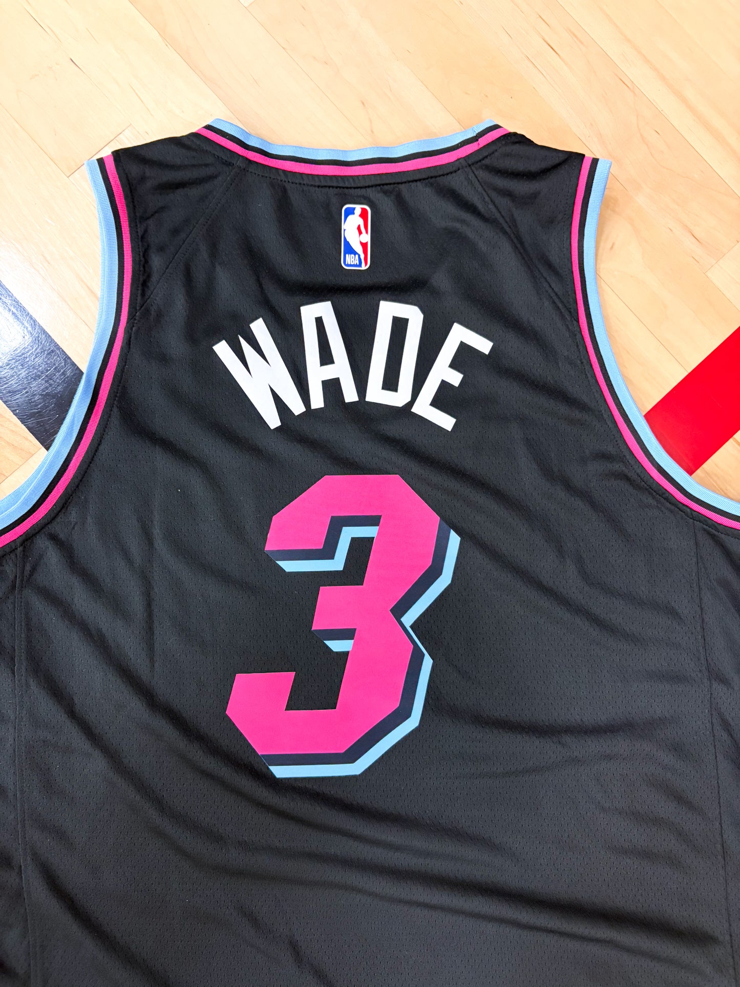 Miami Heat NBA Vice Black Swingman Edition Jersey – Dwyane Wade 3