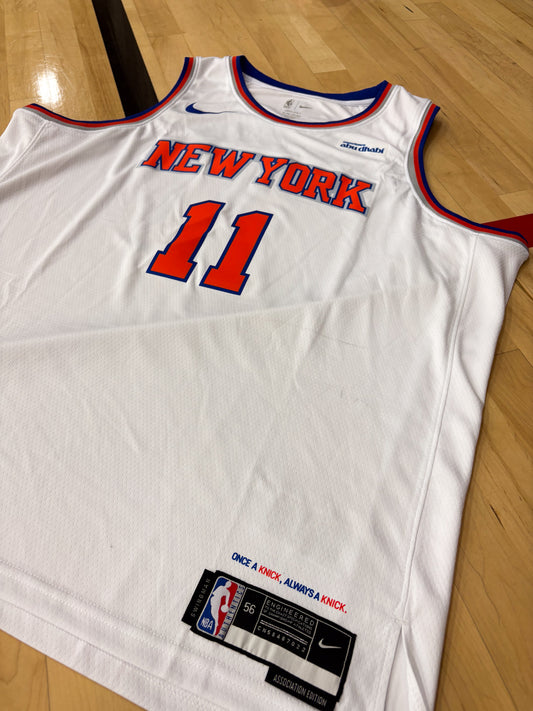 New York Knicks White Association Jersey – Brunson Edition Classic Hardwood Style