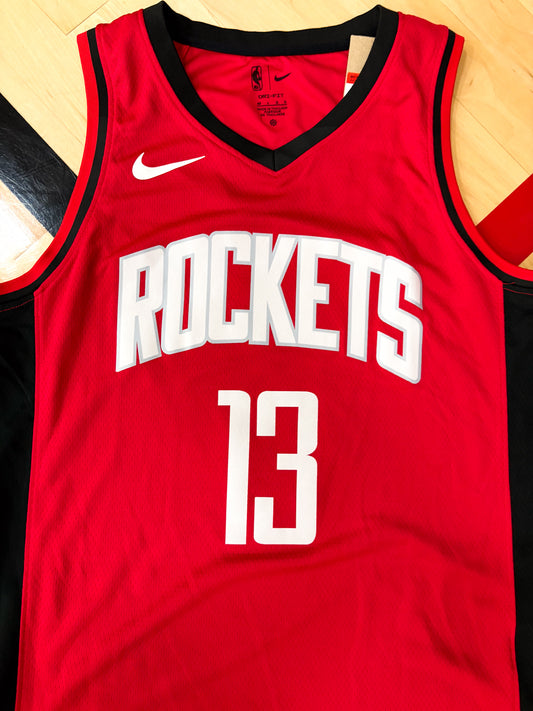 Houston Rockets Red Icon Edition James Harden 13 Jersey – NBA Swingman Classic