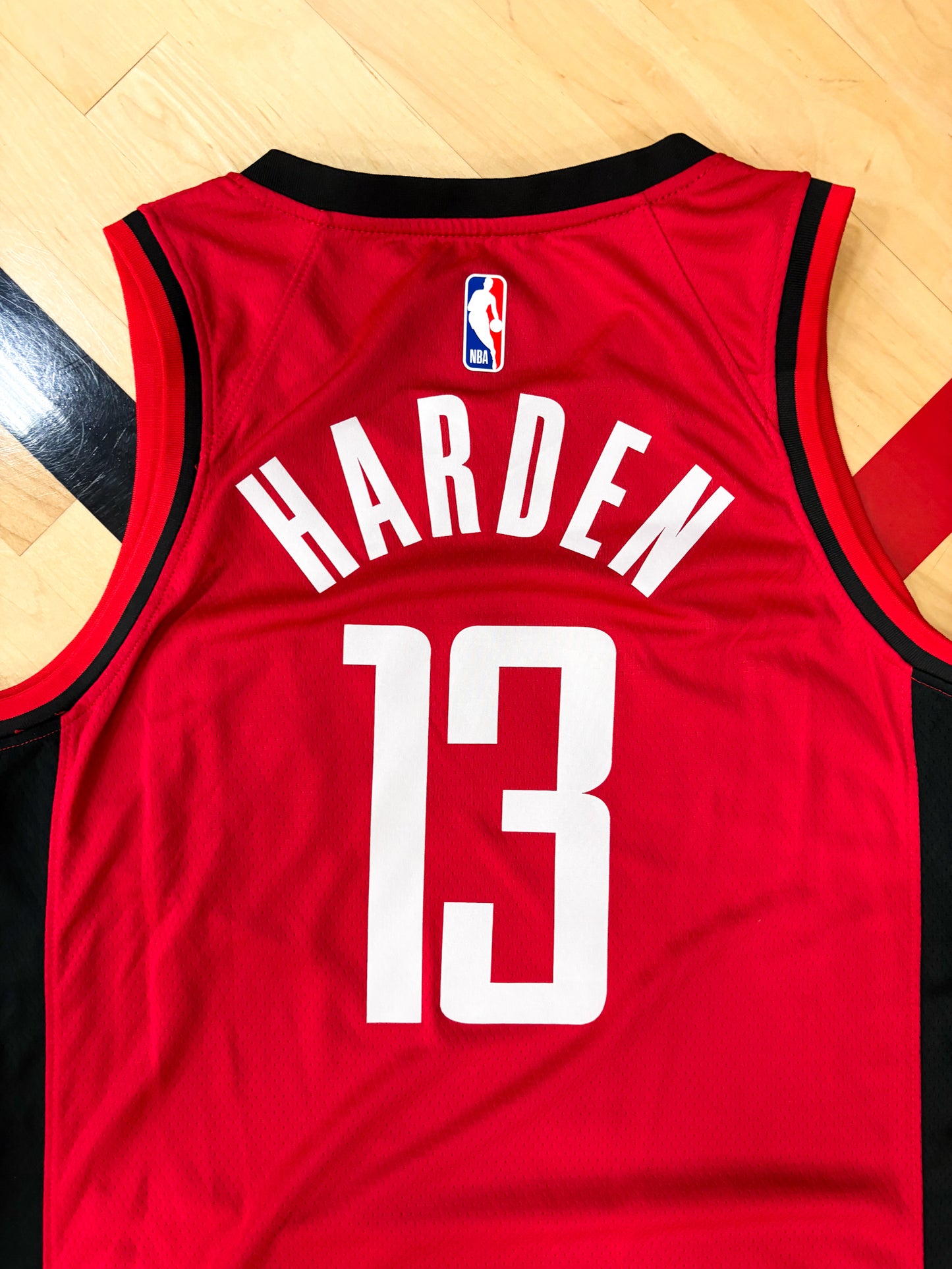 Houston Rockets Red Icon Edition James Harden 13 Jersey – NBA Swingman Classic
