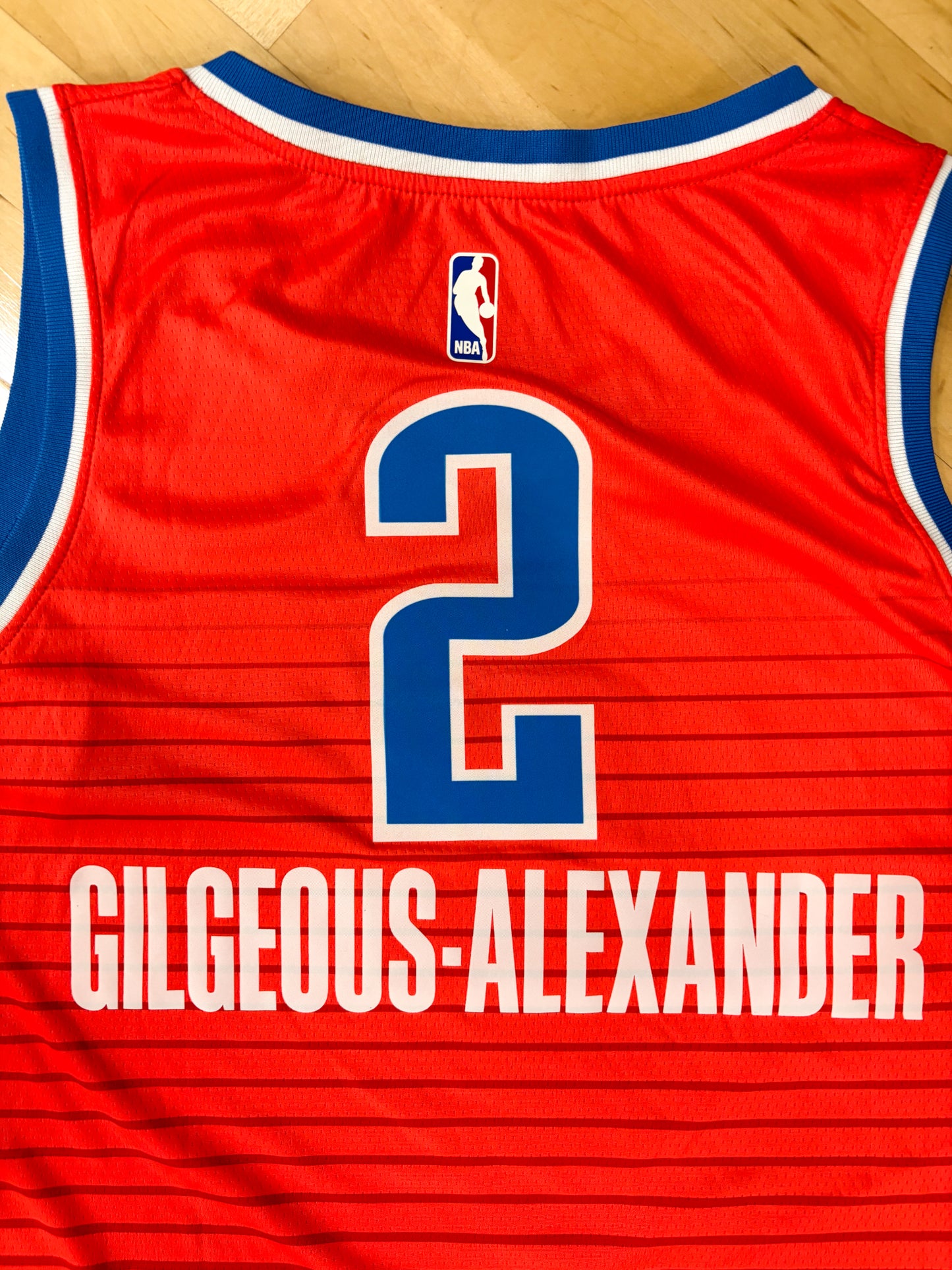 Oklahoma City Thunder Orange Statement Jersey – Shai Gilgeous-Alexander Edition