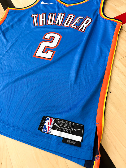 Oklahoma City Thunder Blue Icon Edition Jersey – Shai Gilgeous-Alexander
