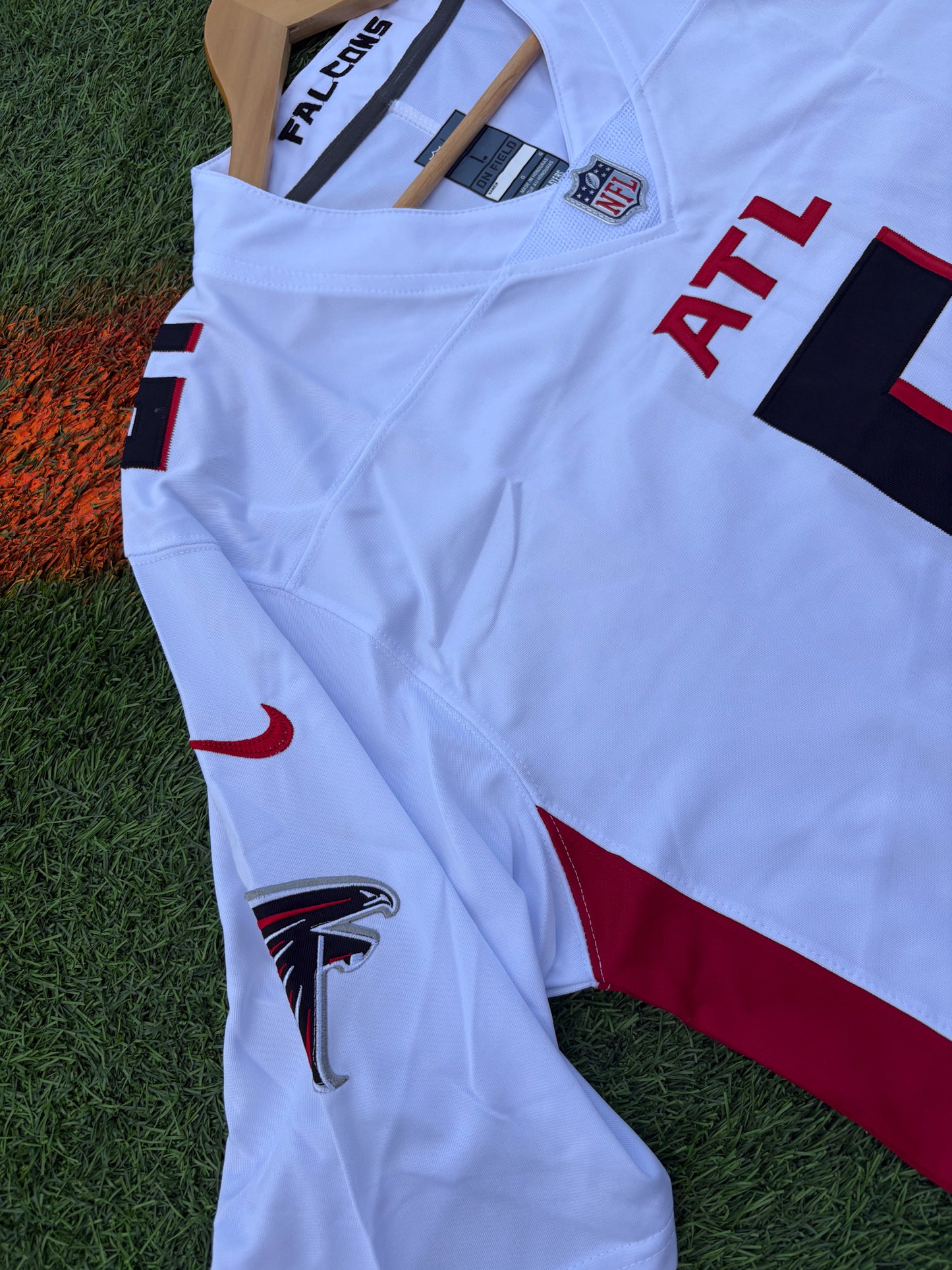 Atlanta Falcons White & Red NFL Game Jersey – Classic Team Edition