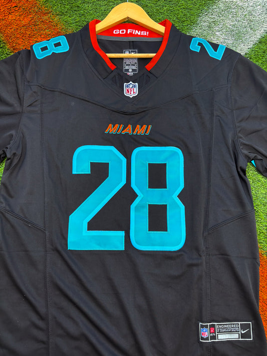 Miami Dolphins “Rivalries & Collections” NFL Game Jersey – Black Neon Edition