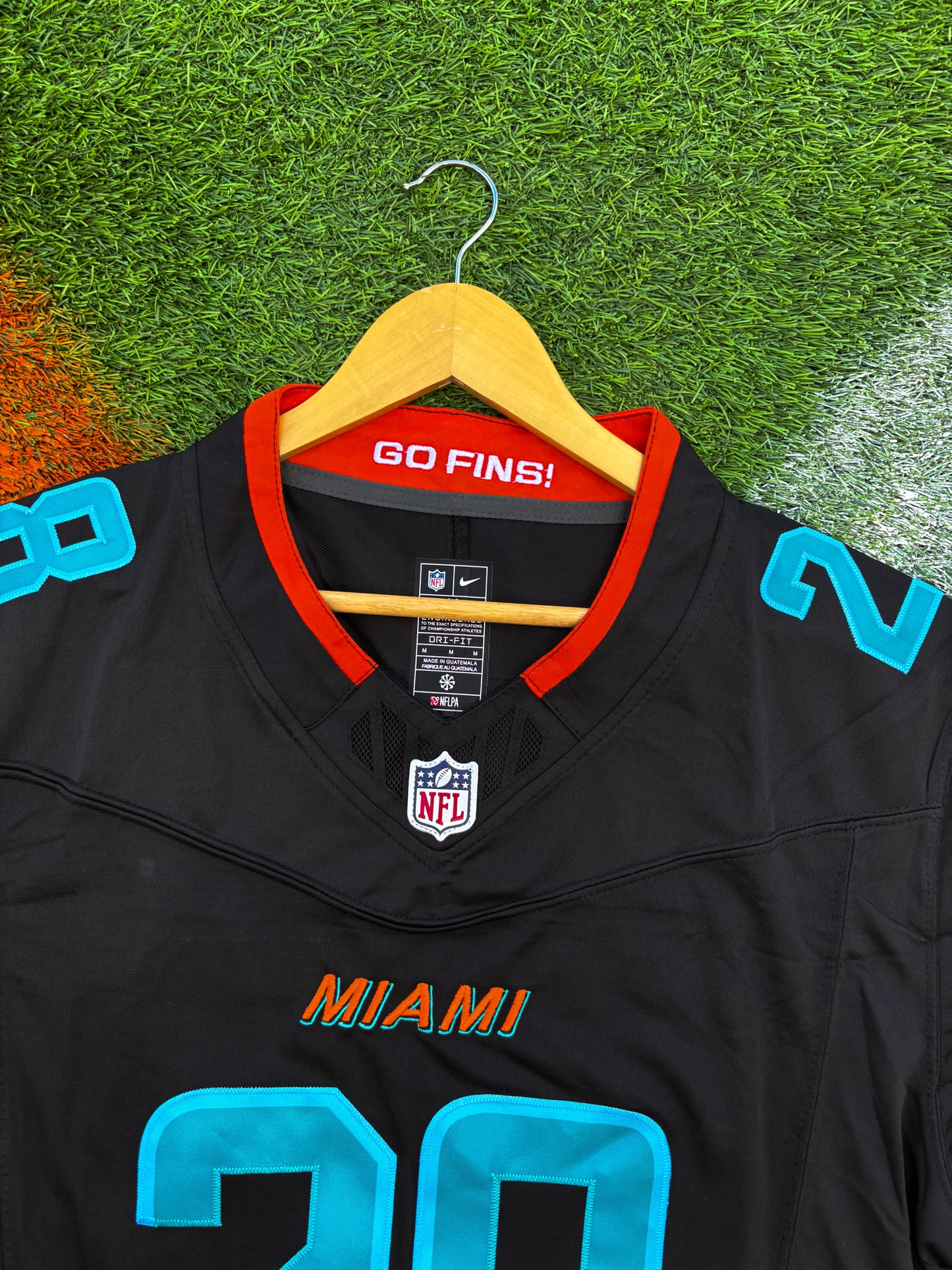Miami Dolphins “Rivalries & Collections” NFL Game Jersey – Black Neon Edition