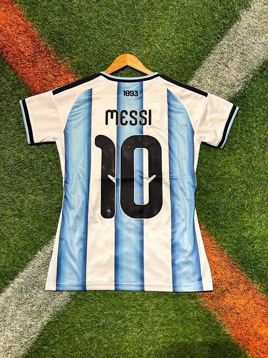 Argentina 2026 Home World Cup Jersey-Messi 10 – Adidas Soccer Kit- Woman's Fit