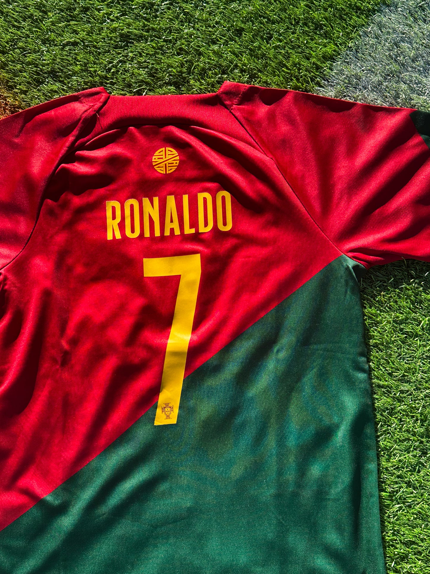 Portugal 2022/2023 Home Jersey – Cristiano Ronaldo #7 Kids jersey -Classic Red Seleção Kit