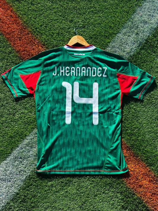 Mexico 2010 Home Jersey – Chicharito 14- Classic Green World Cup Kit