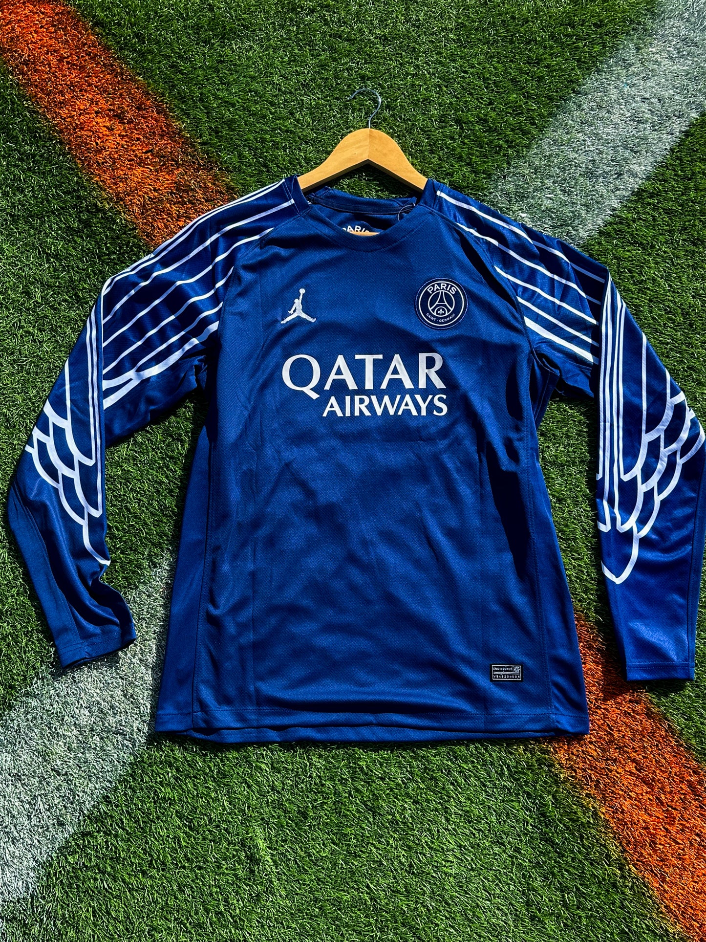 PSG 2024–2025 Champions League Fourth Kit – D. Doué #14 – Midnight Navy Limited Edition