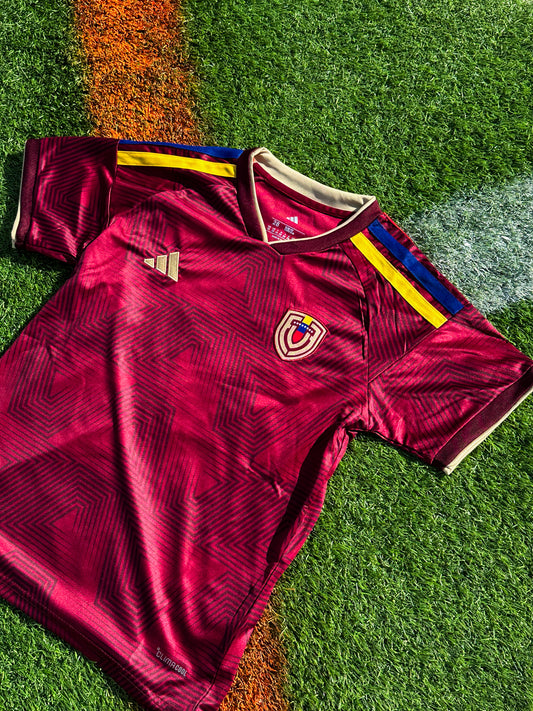 Venezuela 2026 Home Jersey- Kids adidas Soccer Kit- Venezuela National Team