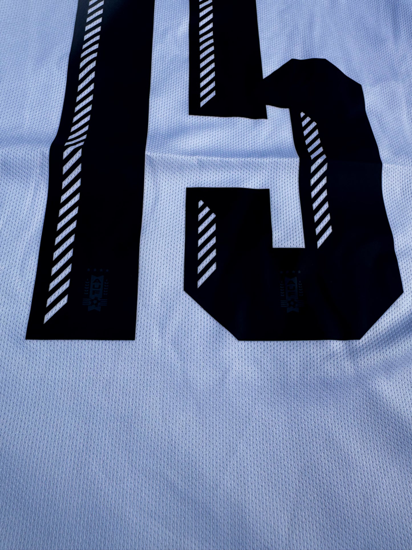 Uruguay 2024 Away Valverde #15 Copa America Nike Jersey – White Blue Heritage Kit