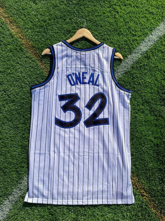 Orlando Magic 1994/1995 Shaquille O’Neal #32 White Jersey – Vintage NBA Throwback Classic for Collectors & Streetwear Fans - Five Of Cups Official