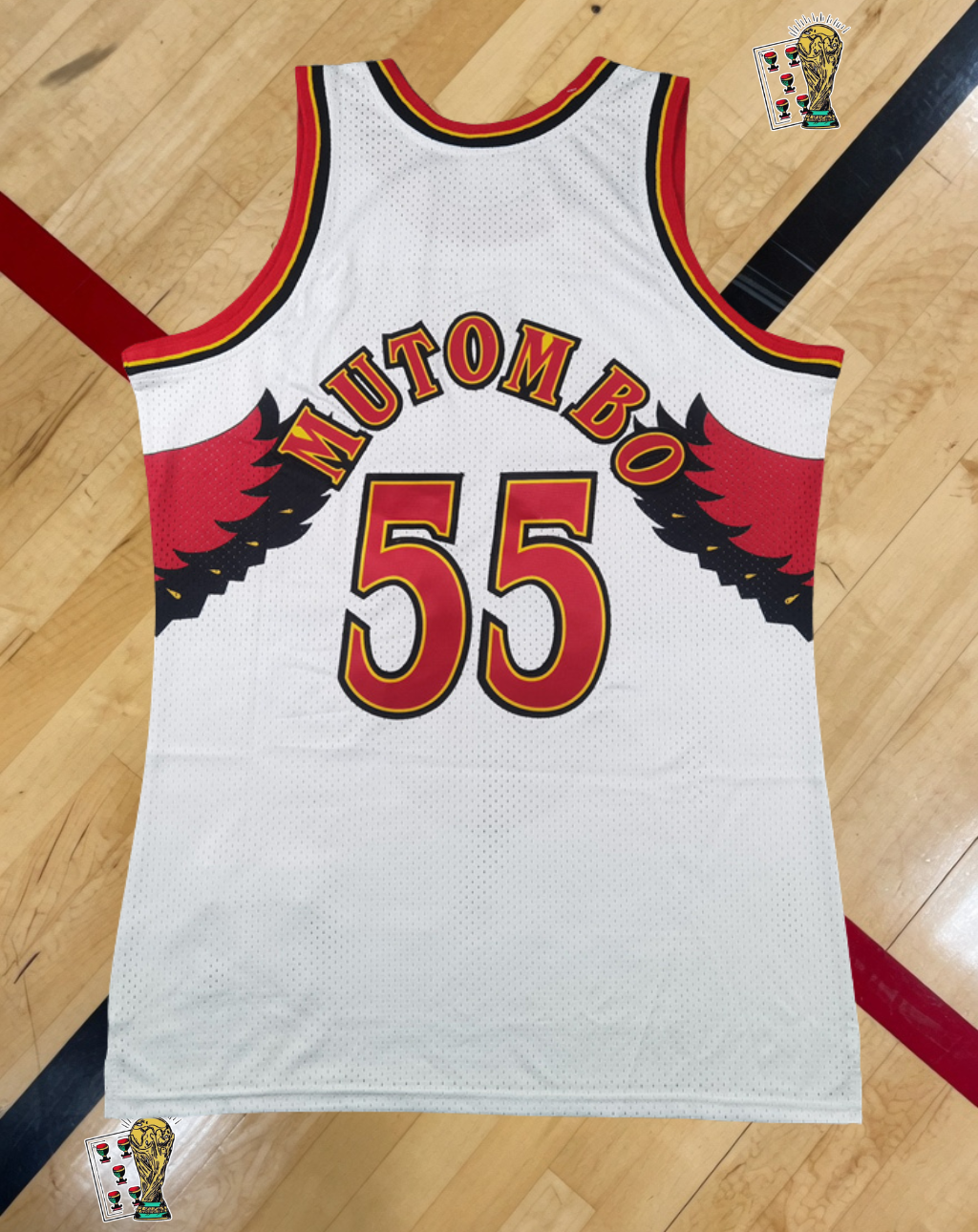 Atlanta Hawks 1996-97 Home Jersey – Dikembe Mutombo Home Edition