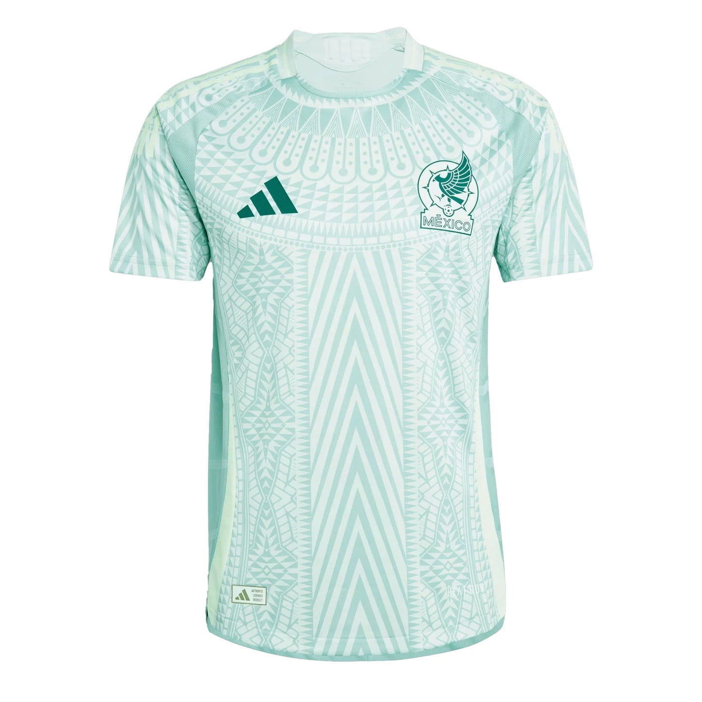 Mexico 2024–2025 Away Jersey – Aztec Snake Pattern in Linen Green - Five Of Cups Official