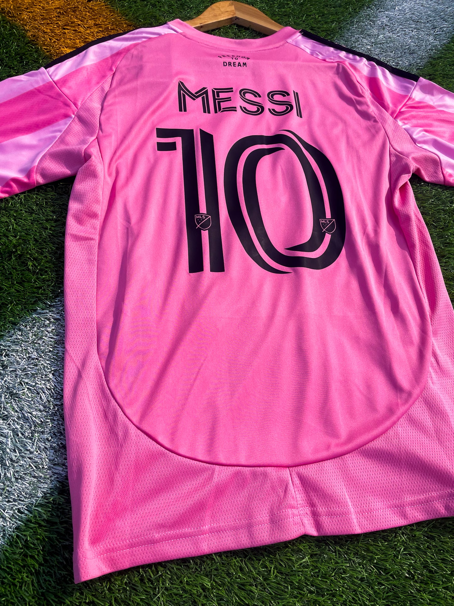 Inter Miami 2024/2025 Home Messi #10 Pink adidas Jersey – Iconic Pink with Black Accents - Five Of Cups Official