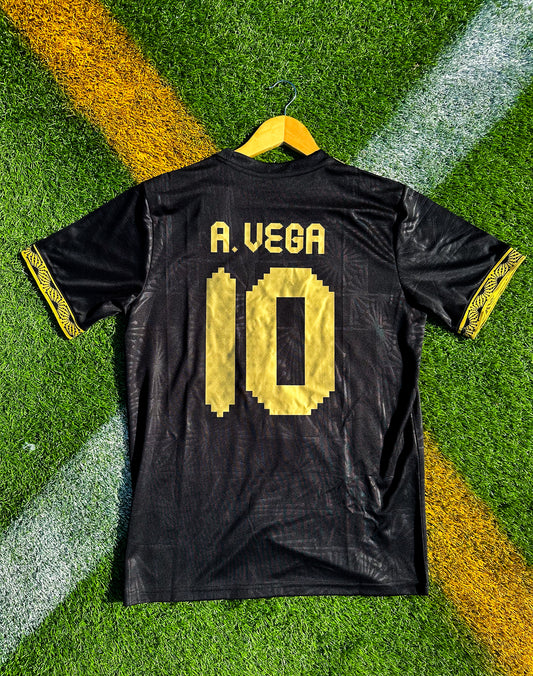 Mexico 2025 Black A Vega #10 Jersey – Special Edition Copa Oro Retro Soccer Shirt - Five Of Cups Official