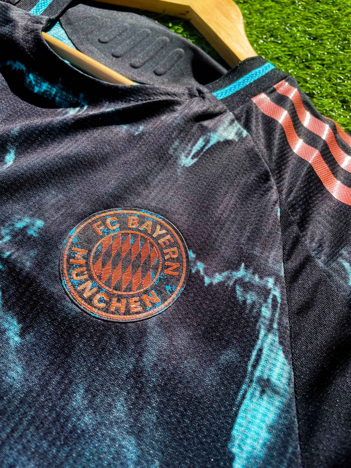 Bayern Munich 2024-2025 Away Lightning Player Version Soccer Jersey – Striking Modern Design - Five Of Cups Official