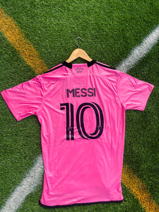 Inter Miami 2023/2024 Home Messi #10 Pink Jersey – Iconic Club Colors with a South Beach Edge - Five Of Cups Official