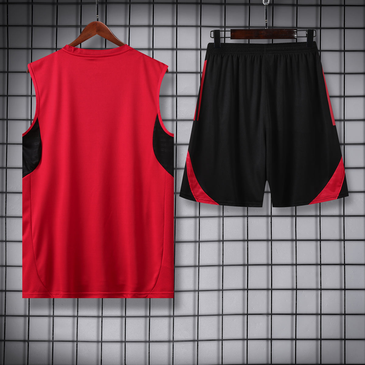 Manchester United Training Vest Set – Crimson Edition