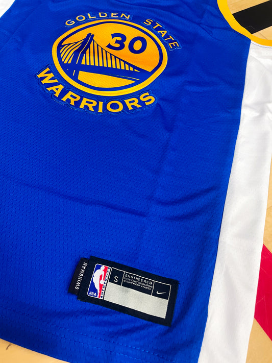 Golden State Warriors 2018/2019- Vintage Kids Curry Jersey - Five Of Cups Official